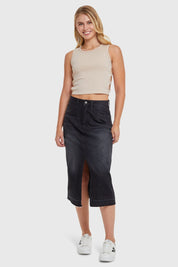 Polera Mujer Top Cut Out Costado Nude