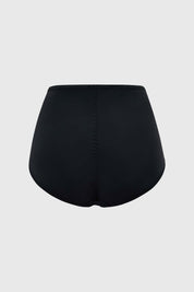 Calzón Mujer Tiro Alto Control Abdomen Corte Negro