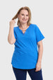 Polera Mujer Apertura Azul