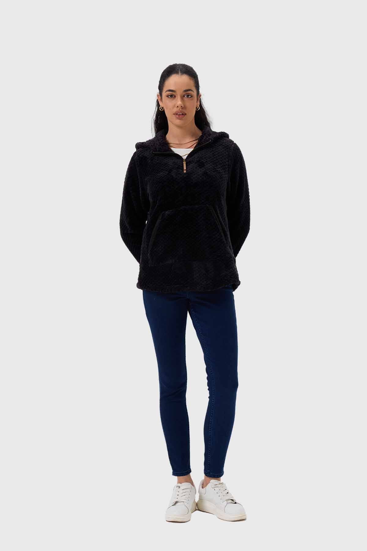 Polar Mujer Básico Negro