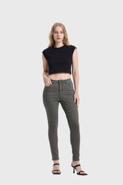 JEANS MUJER EMILIA COLOR VERDE MILITAR