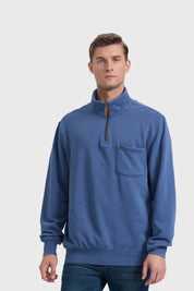 Polerón Hombre Half Celeste