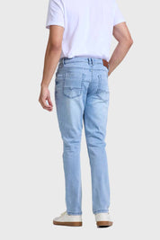 Jeans Hombre Slim Cinta Azul