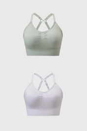 Sostén Mujer Bipack Recogido Menta