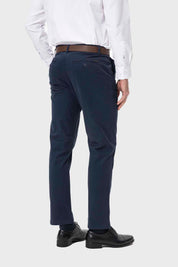 Pantalón Hombre Chino Cinturón Azul