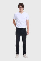 Jeans Skinny Hombre Negro