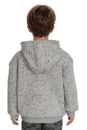 Polerón Niño Print Holograma Gris