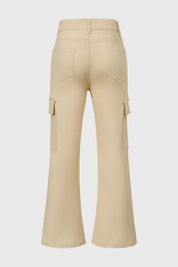 Pantalón Niña Cargo Beige