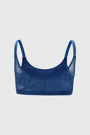 Sostén Mujer Peto Detalle Elástico Azul