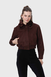 CHAQUETA MUJER BONDED CHOCOLATE