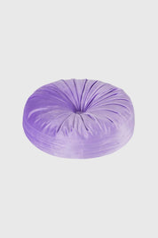 Cojín Velvet Redondo Lila