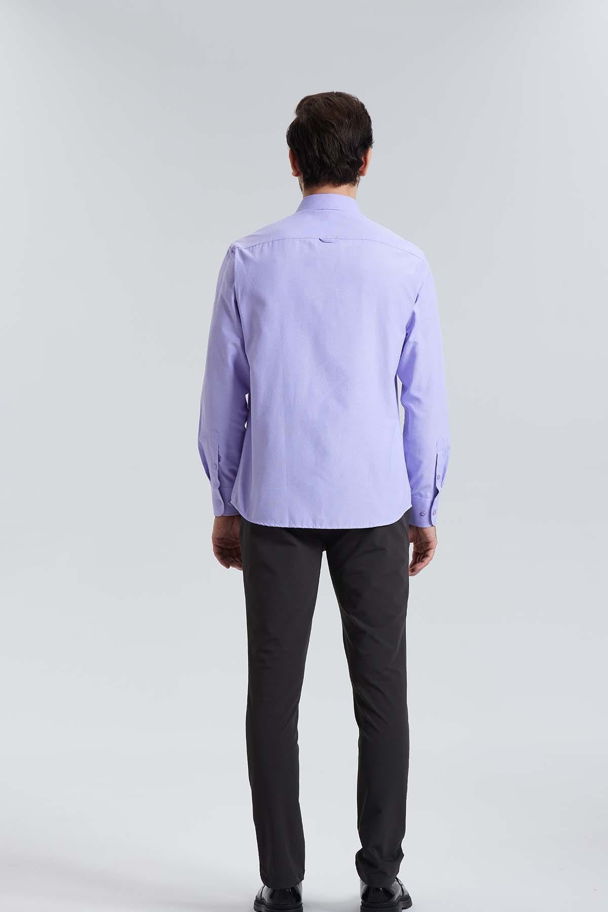 Camisa Oxford Lila