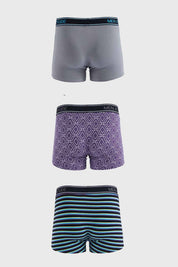 Boxer Hombre Tripack Básico Gris