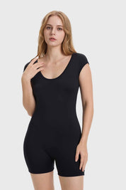 Enterito Mujer Mono Espalda Negro
