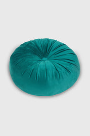Cojín Velvet Redondo Esmeralda