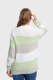 Sweater Mujer Bloques Verde