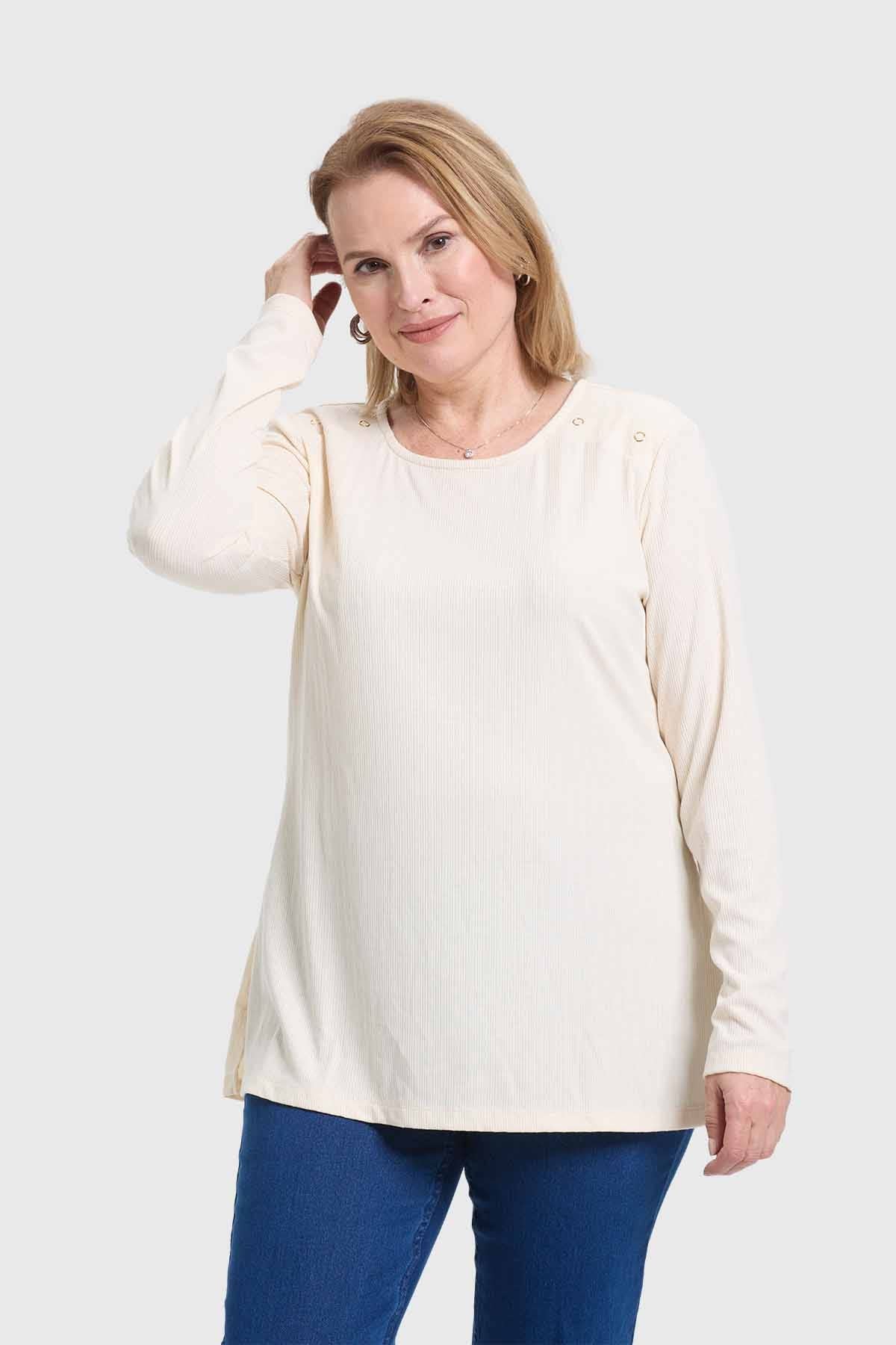 Polera Mujer Arena