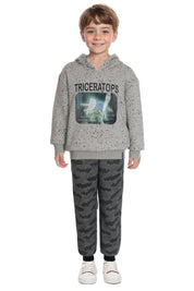 Polerón Niño Print Holograma Gris