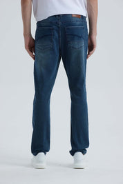 Jeans Hombre Slim Azul