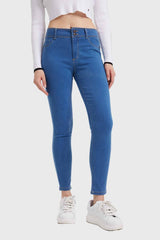Jeans Skinny Push Up Jeny Mujer Azul