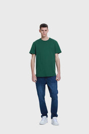 Polera Hombre Long Fit Básica Verde