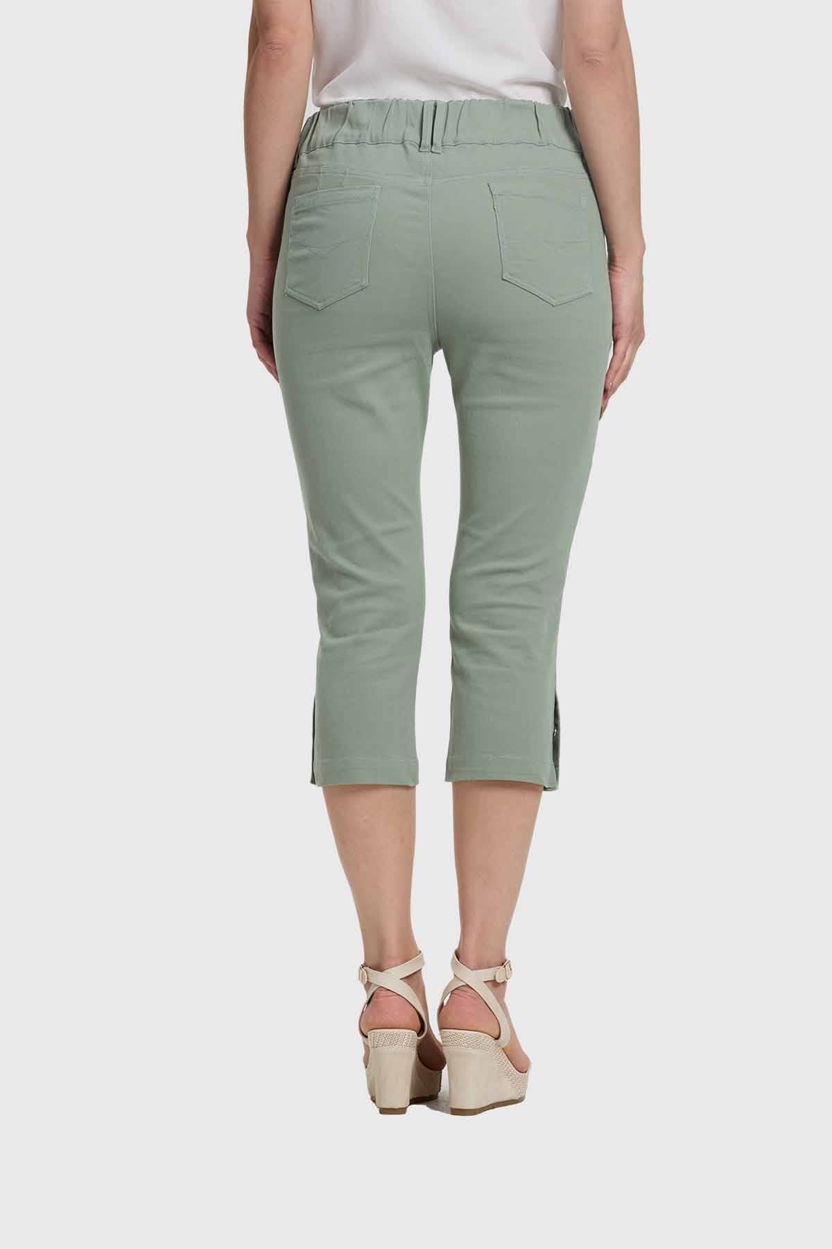 Pantalón Mujer Bolsillo Cargo Verde