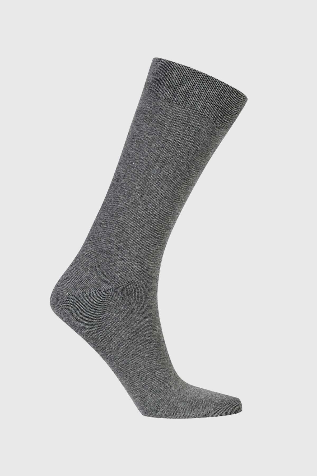 Calcetín De Vestir Hombre Tripack Gris