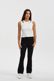 Pantalón Mujer Wide Leg Negro