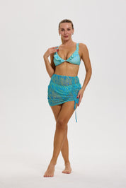Falda Mujer Ajuste Lateral Aqua
