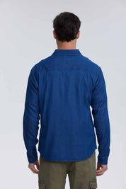 Camisa Hombre Clásica Dallas Azul