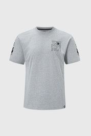 Polera Niño Oversize Letras Gris
