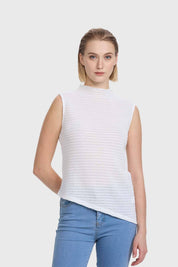 Polera Mujer C/Basta En Punta Crudo