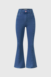 Jeans Niña Flare Leggins Azul