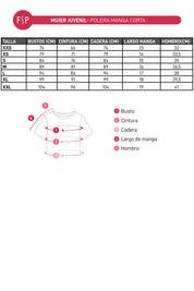 POLERA MUJER BÁSICA PRINT BLANCO I