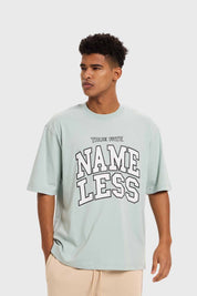 Polera Hombre Print College Verde