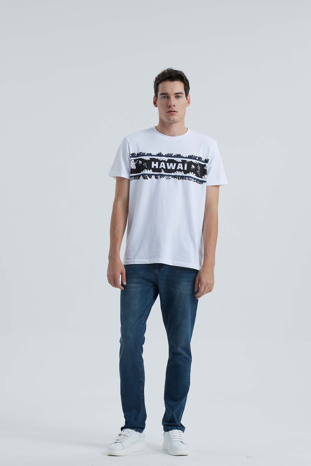 Jeans Hombre Slim Azul