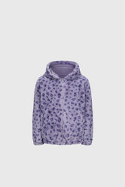 CHAQUETA NIÑA PELUDA VIOLETA