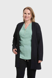 Polera Mujer Encaje Negro