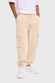 Pantalón Buzo Hombre Jogger Básico Beige