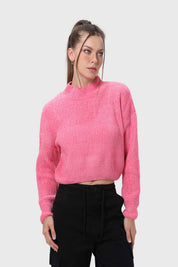 Sweater Mujer Chenille Rosado