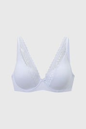 SOSTÉN MUJER SUPPORT CON DETALLE ENCAJE BLANCO