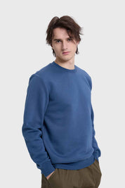 Polerón Hombre Básico Azul