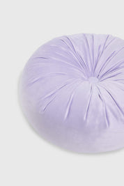 Cojín Unisex Velvet Redondo Lila