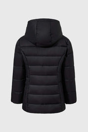 Parka Niña Larga Negro