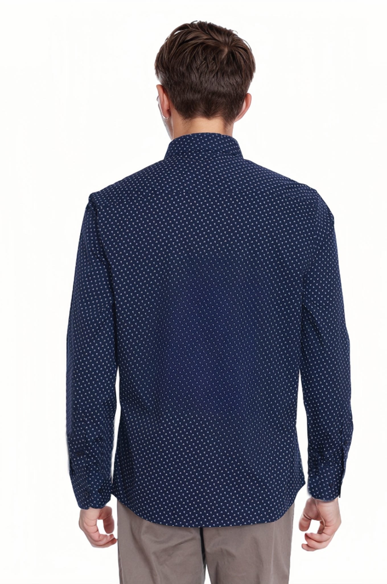 Camisa Hombre Fantasía Azul