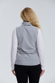 Sweater Mujer Con Amarra Gris