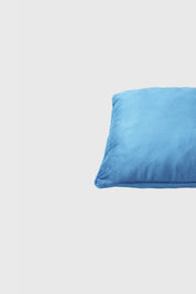 COJÍN VELVET LISO AZUL I