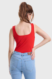 Polera Mujer Body Rojo