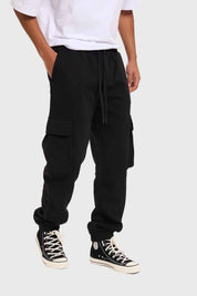 Pantalón Buzo Hombre Jogger Básico Negro