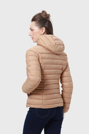 Parka Mujer Corta Plummy Camel